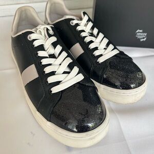 Armani Exchange | Black & Beige Women’s Sneakers – Size 7